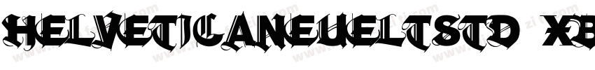 helveticaneueltstd xblkcn0字体转换